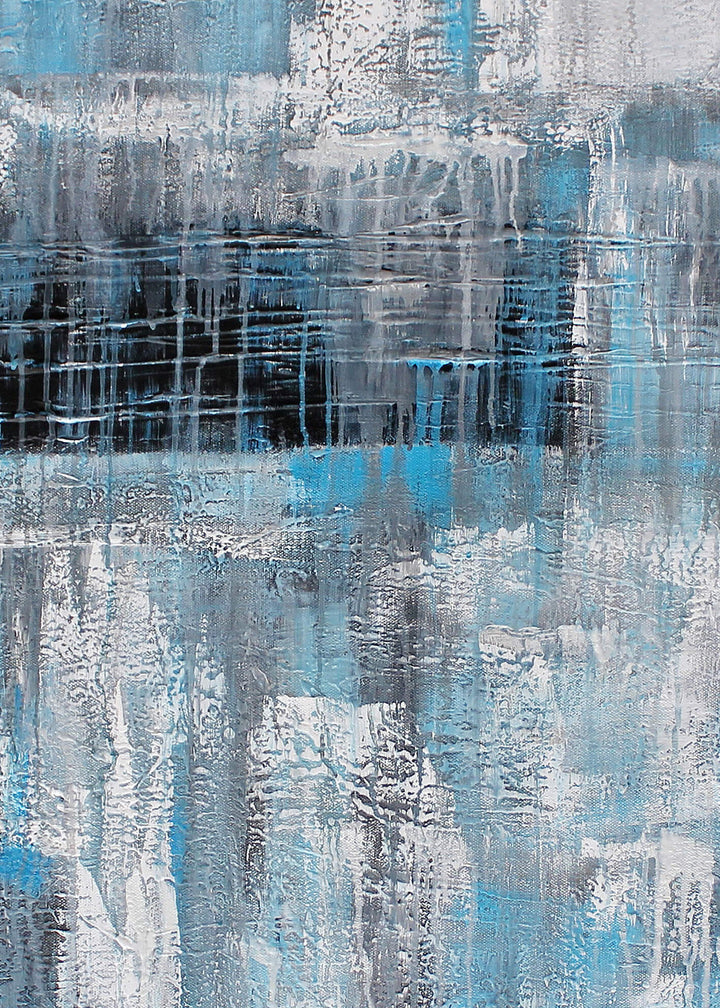 Abstrakt Oljemålning - Melt (80x120cm)