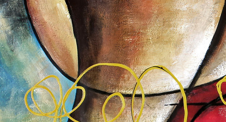 Abstrakt Oljemålning - Cannes