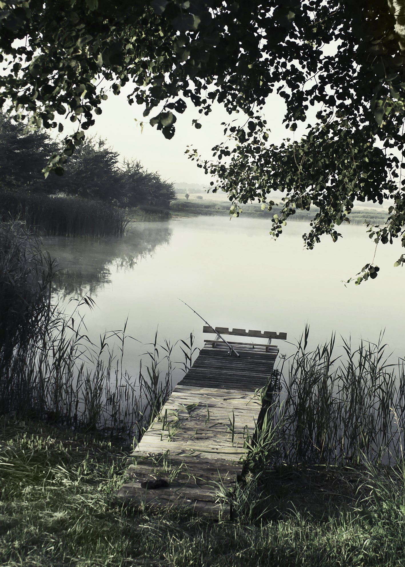 Canvastavla - Fishing Bridge