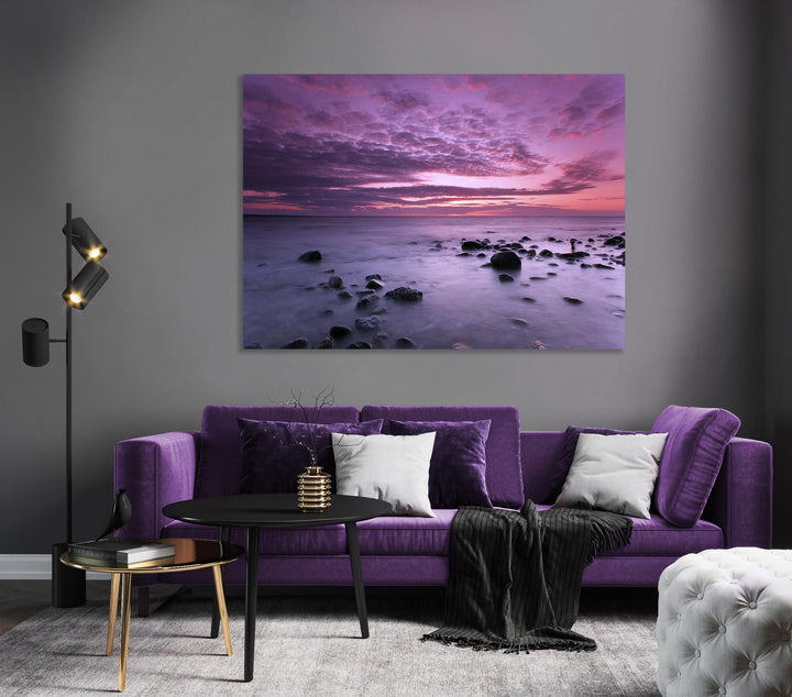 Canvastavla - Violet Sea