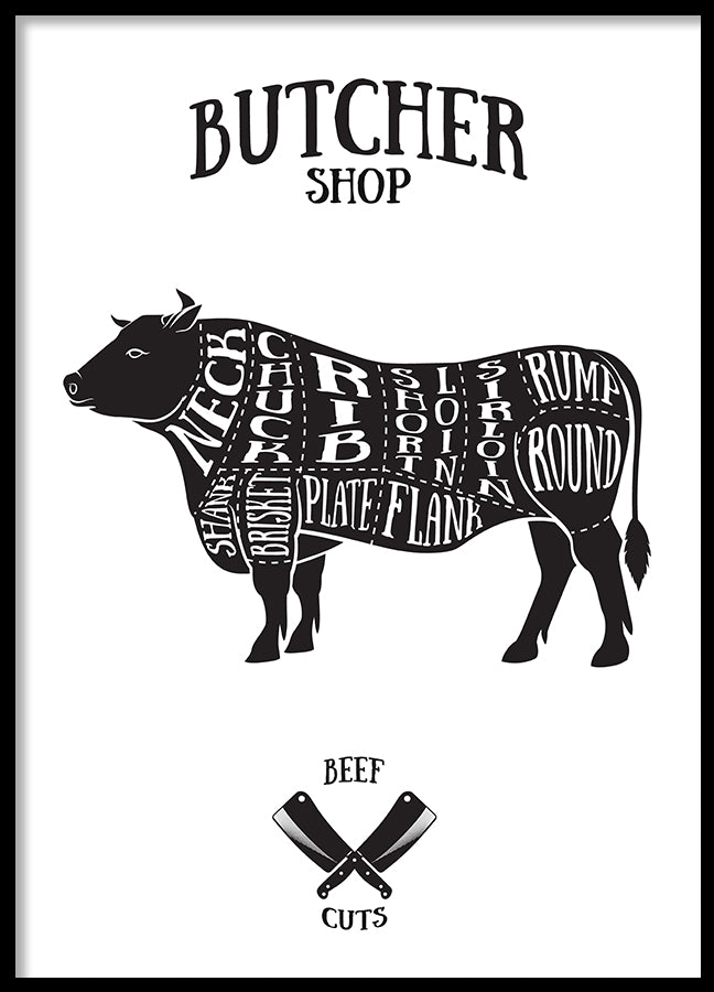 Poster - Butcher Shop