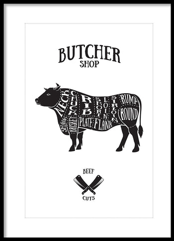 Poster - Butcher Shop