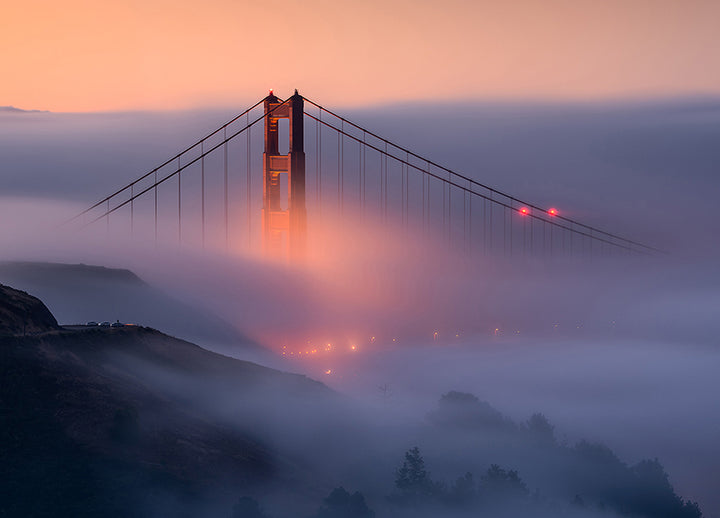 Canvastavla - Golden Gate