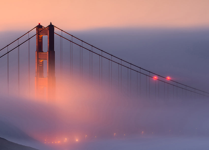 Canvastavla - Golden Gate
