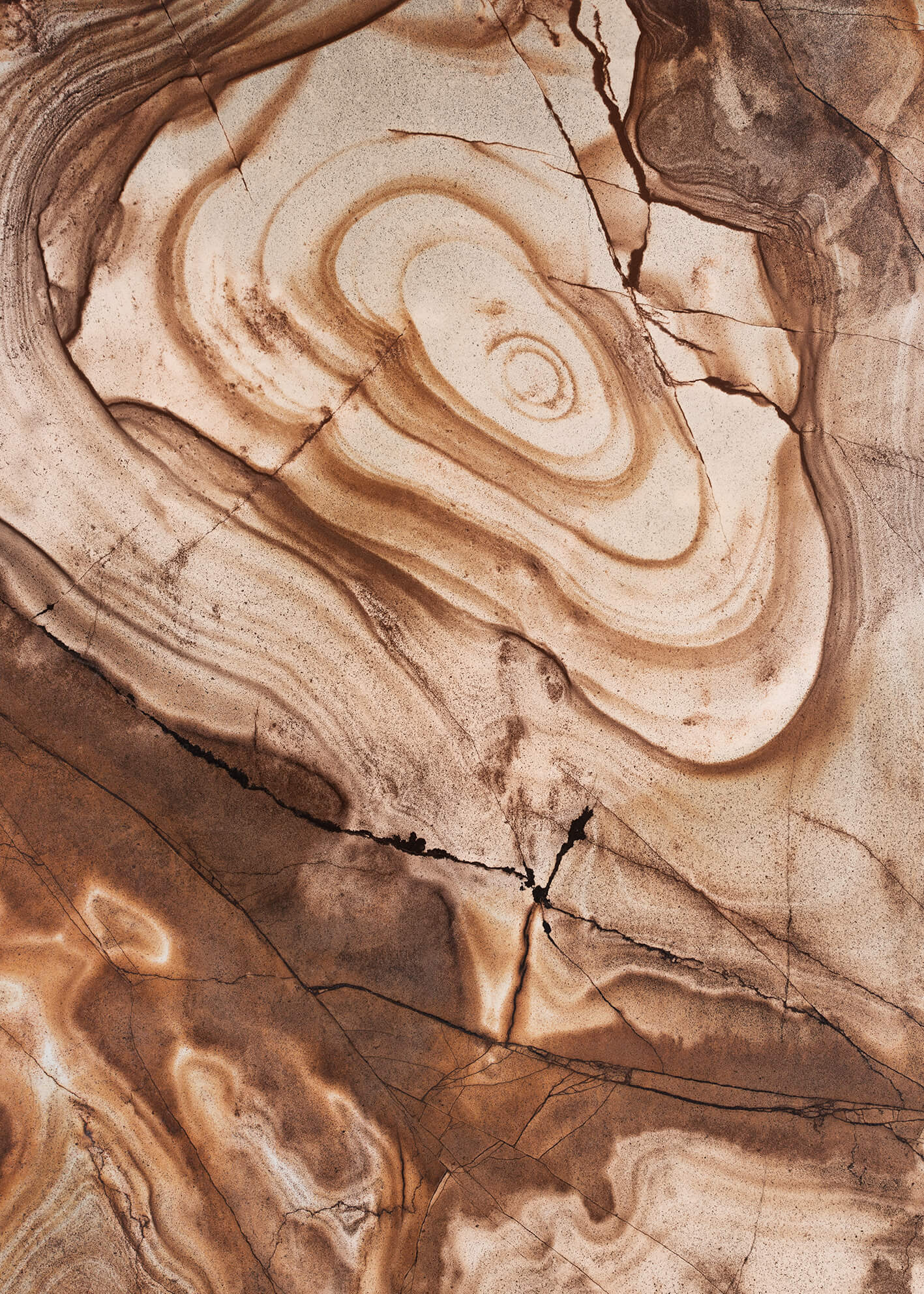 Canvastavla - Swirling Wood