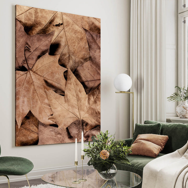 Canvastavla - Dry Leaves