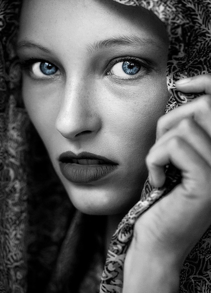 Canvastavla - Blue Stare
