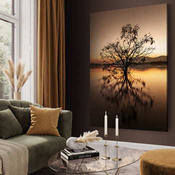 Canvastavla - Tree Reflection