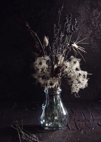 Canvastavla - Bunch vase