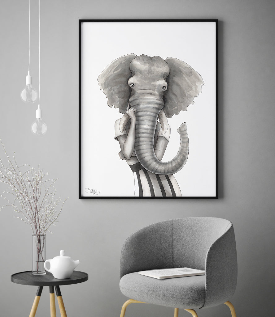 Poster - Katarina Vintrafors - Elephant Woman
