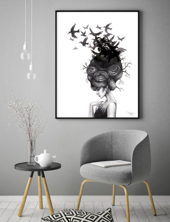 Poster - Katarina Vintrafors - Ravens Lady