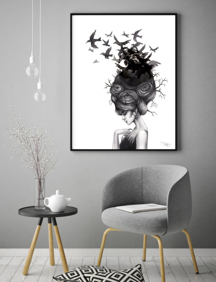 Poster - Katarina Vintrafors - Ravens Lady