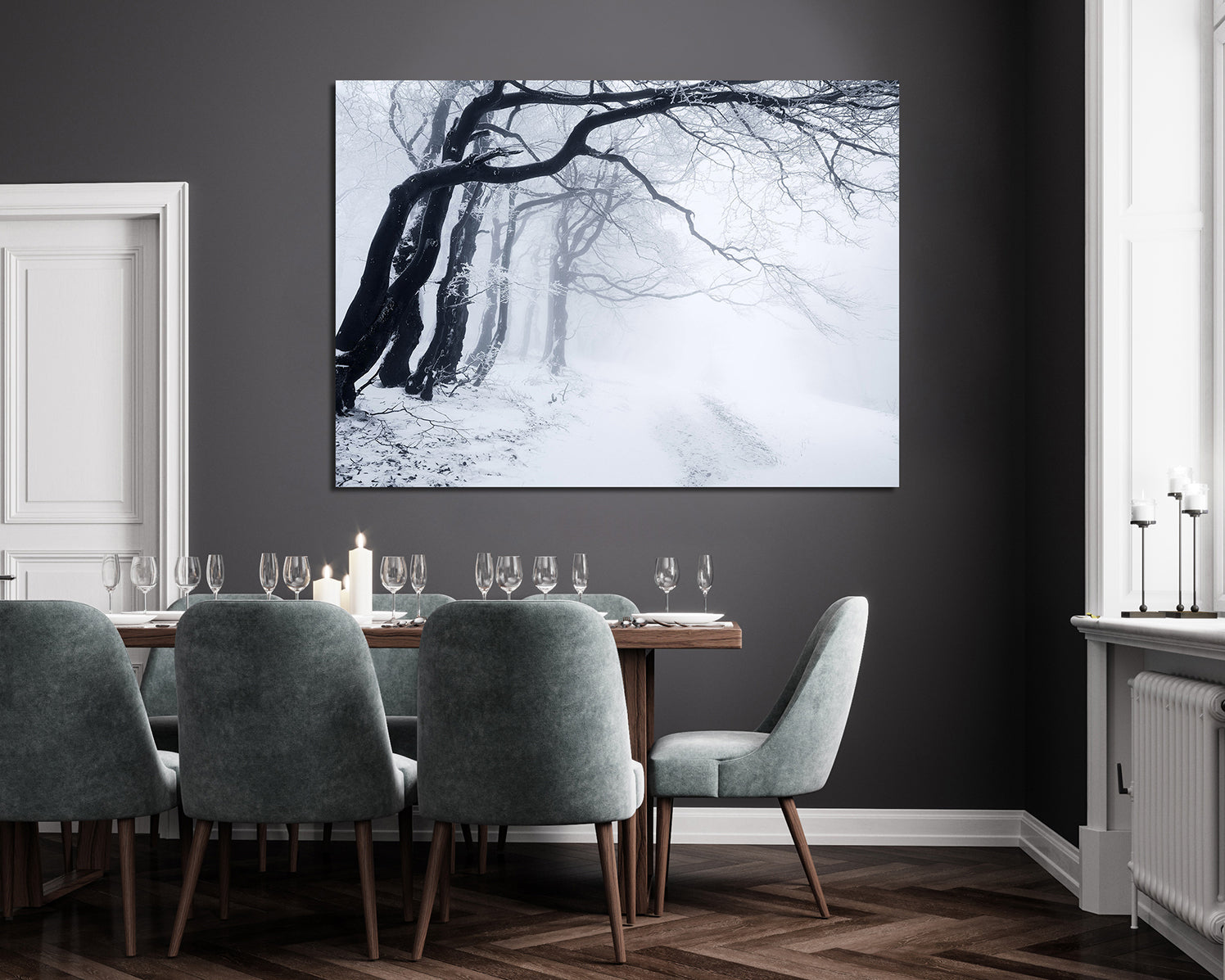 Canvastavla - In The Winter Forest