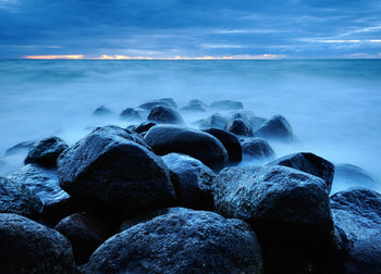 Canvastavla - Blue Rocks