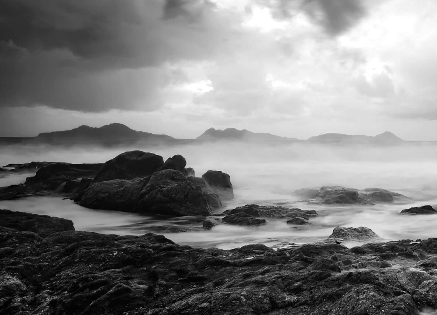 Canvastavla - Storm In The Dark