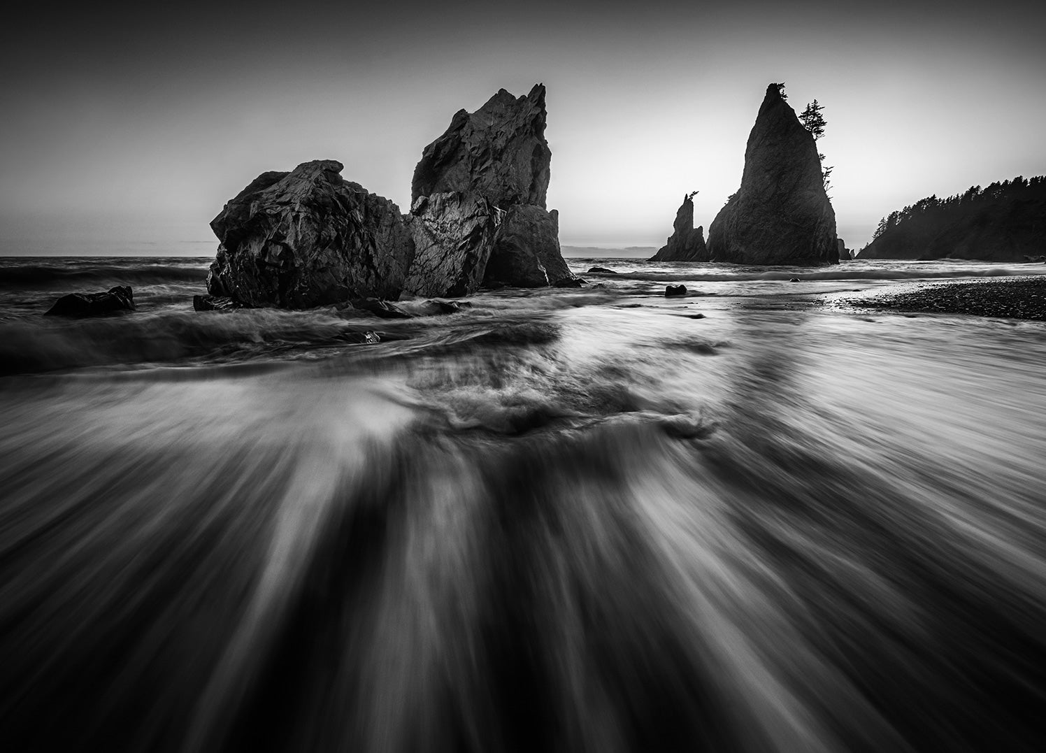 Canvastavla - Rushing Tide