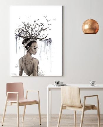 Ljuddämpande Tavla - Katarina Vintrafors - Lady Pearl