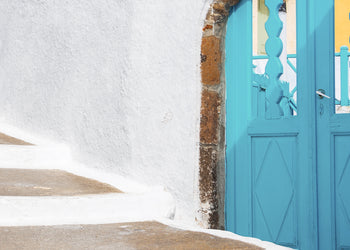 Canvastavla - Azure Entrance
