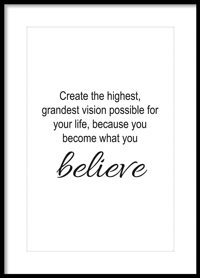 Poster - Believe