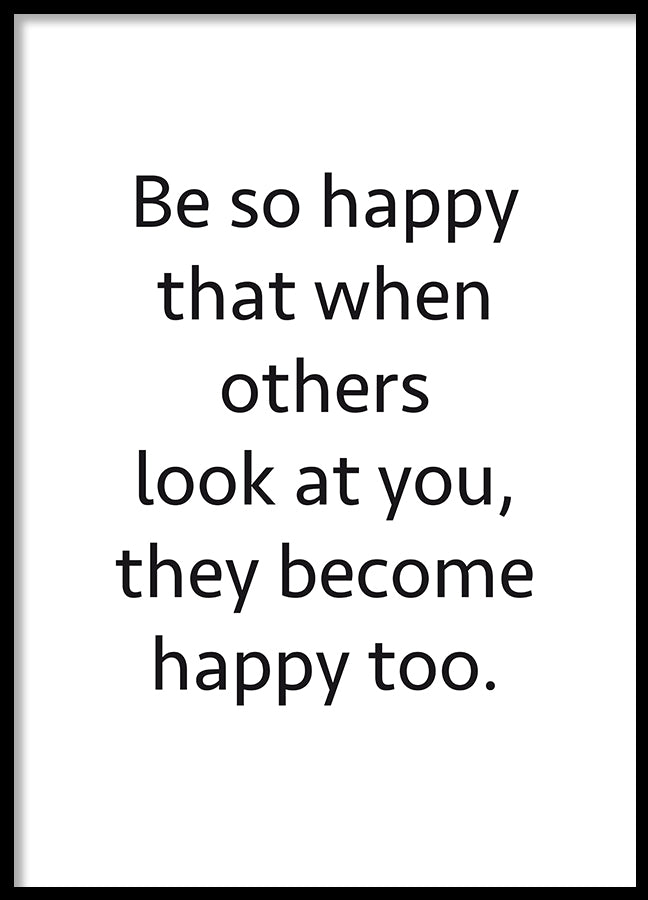 Poster - Happy