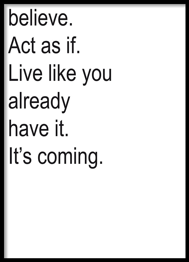 Poster - Live