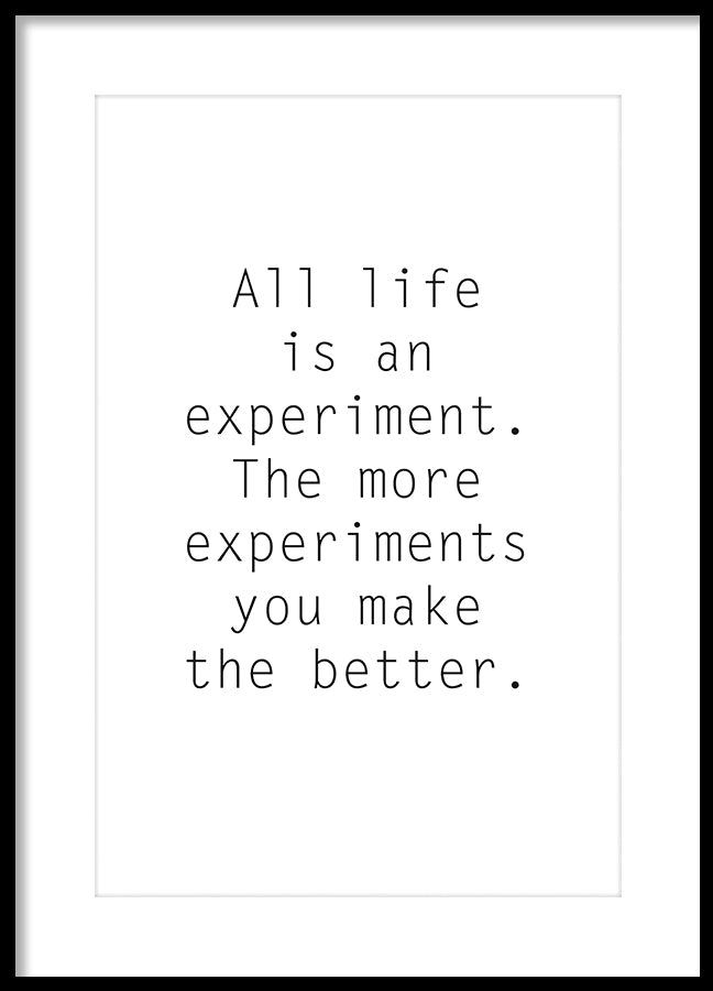Poster - Experiment