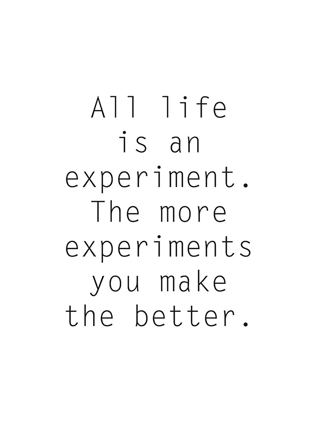 Poster - Experiment