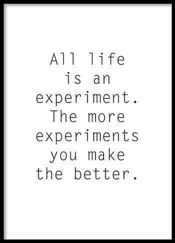 Poster - Experiment