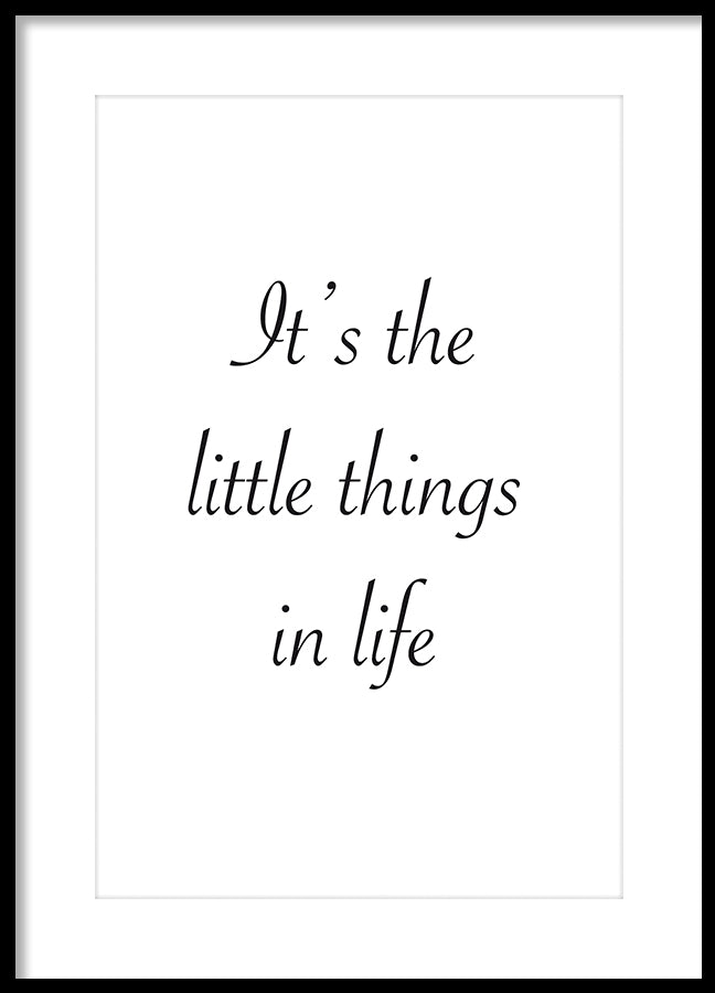 Poster - Litlle things