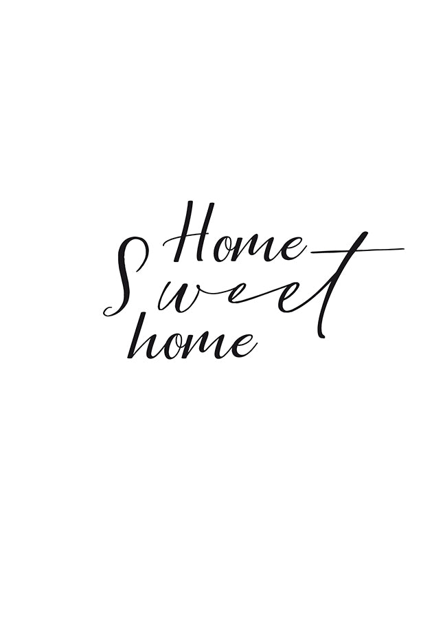 Poster - Home sweet home