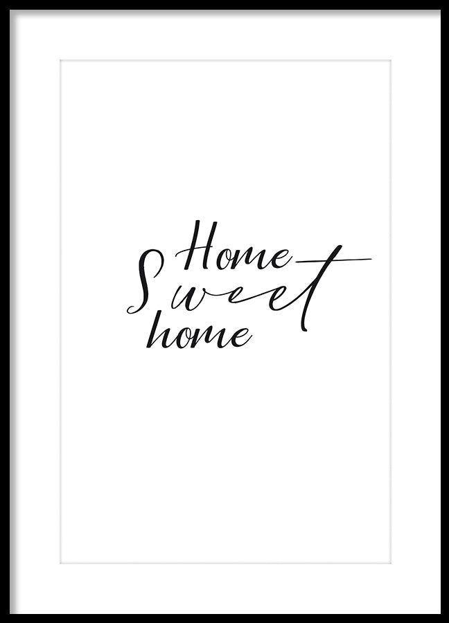 Poster - Home sweet home