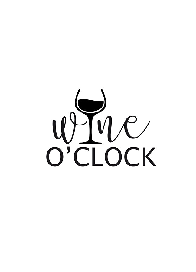 Poster - Wine o'clock