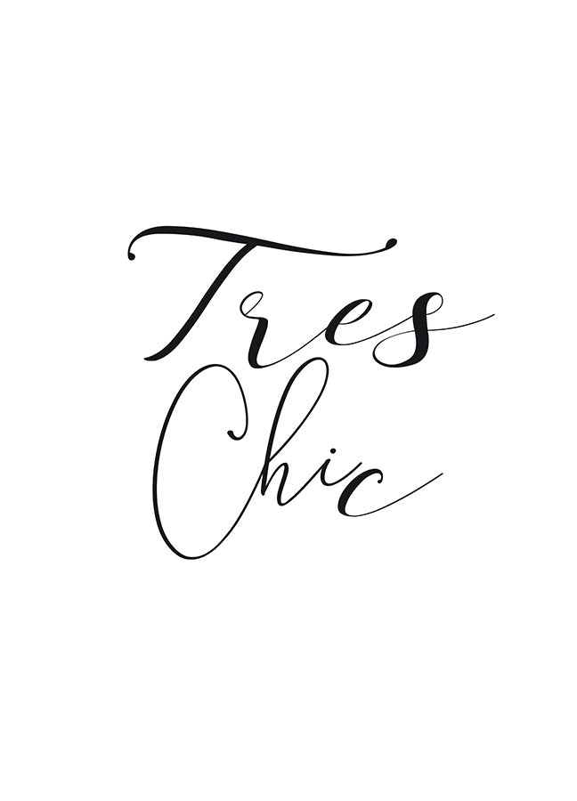 Poster - Tres chic