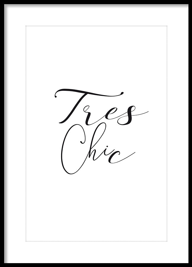 Poster - Tres chic