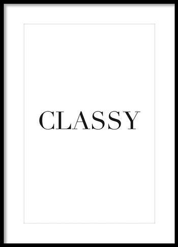 Poster - Classy