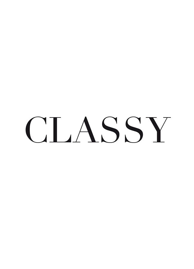 Poster - Classy