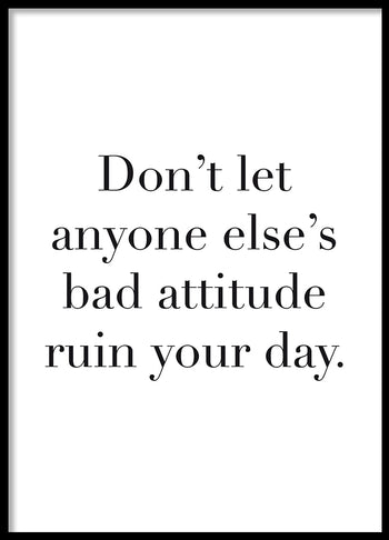 Poster - Don't let anyone...