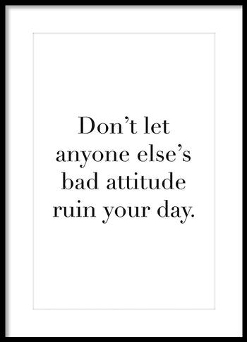 Poster - Don't let anyone...