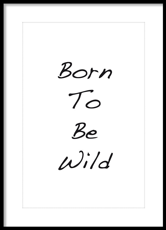 Poster - Born to be wild