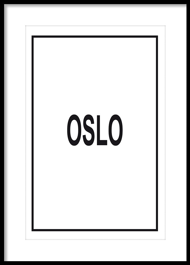 Poster - Oslo