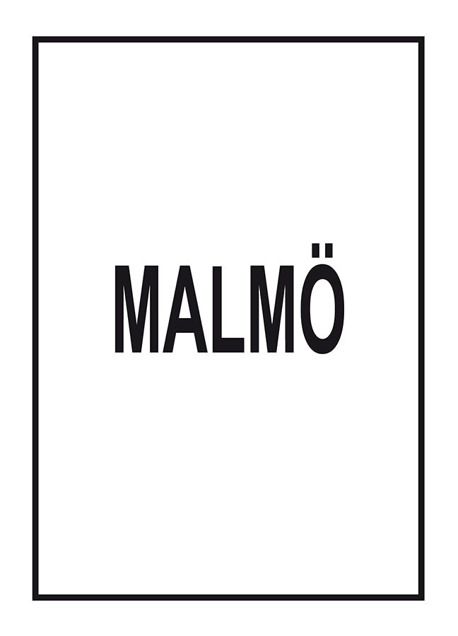 Poster - Malmö