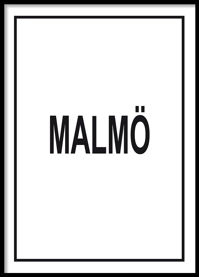 Poster - Malmö