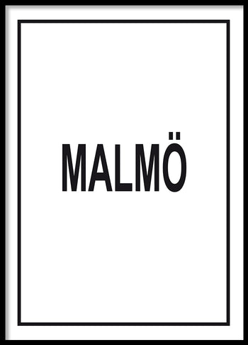 Poster - Malmö