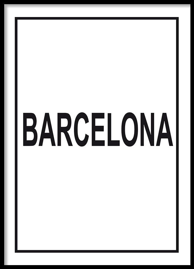 Poster - Barcelona