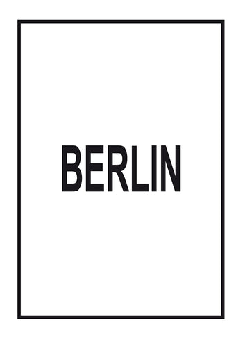 Poster - Berlin
