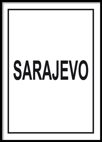 Poster - Sarajevo