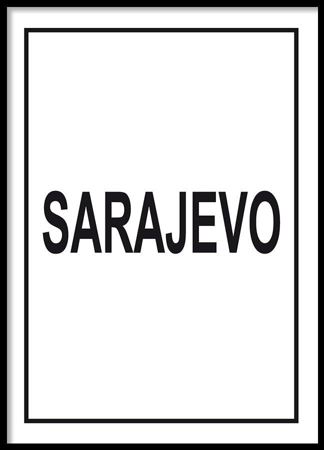 Poster - Sarajevo