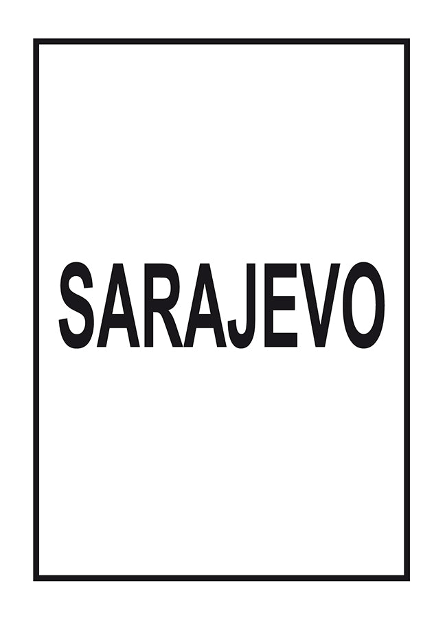 Poster - Sarajevo