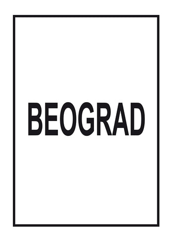Poster - Beograd