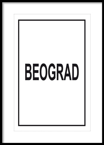 Poster - Beograd